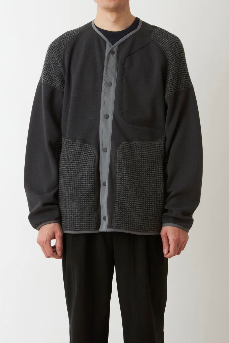 White Mountaineering - patch work blouson -charcoal- 23aw men 