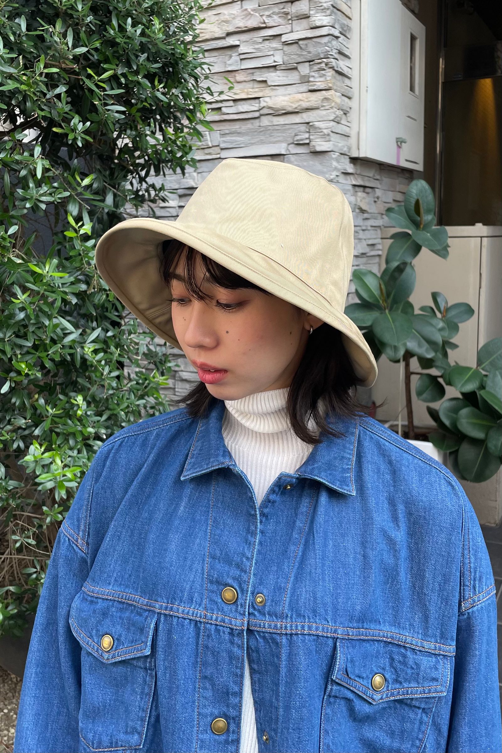 KIJIMA TAKAYUKI - COTTON CHINO SOFT HAT -beige- 23aw 