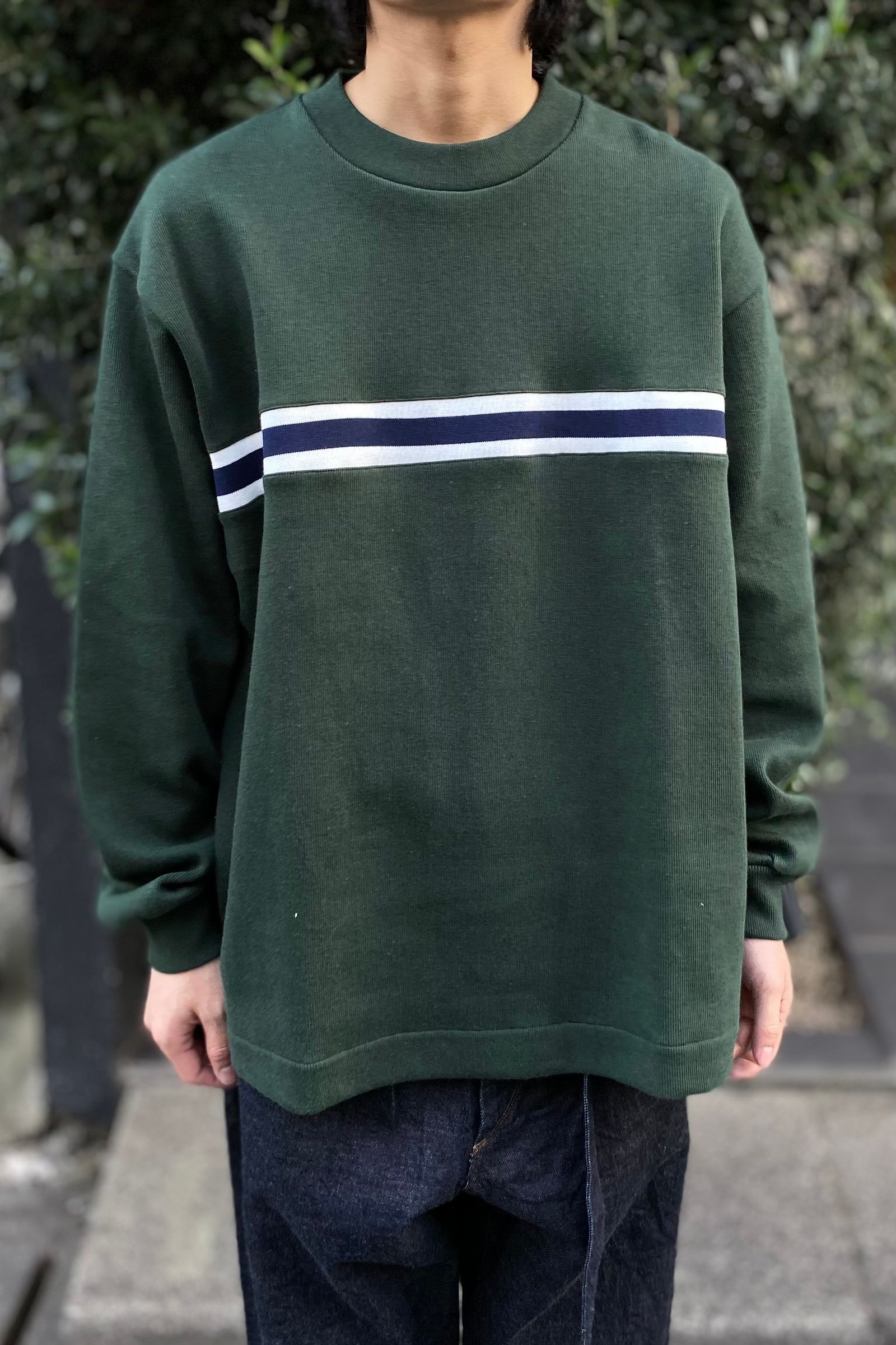 UNIVERSAL PRODUCTS - panel l/s t-shirt -green- 23ss | asterisk