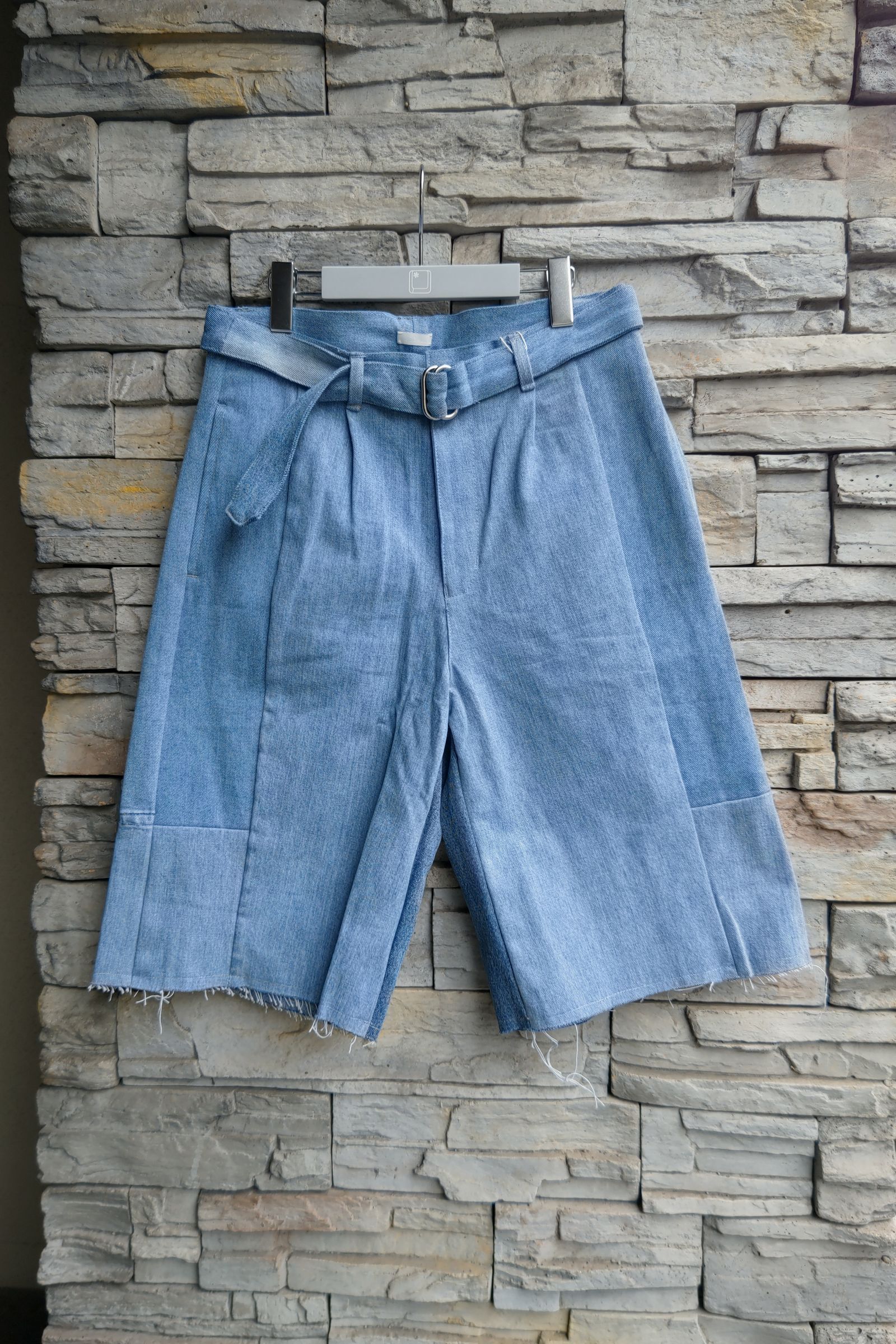 SEEALL - reconstructed big shorts -denim- 23ss men | asterisk