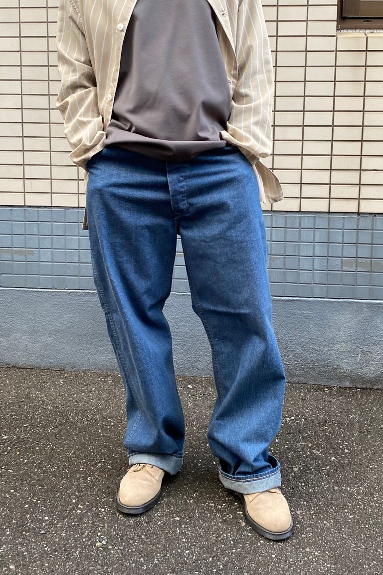 A.PRESSE - denim painter pants-indigo- 23ss | asterisk