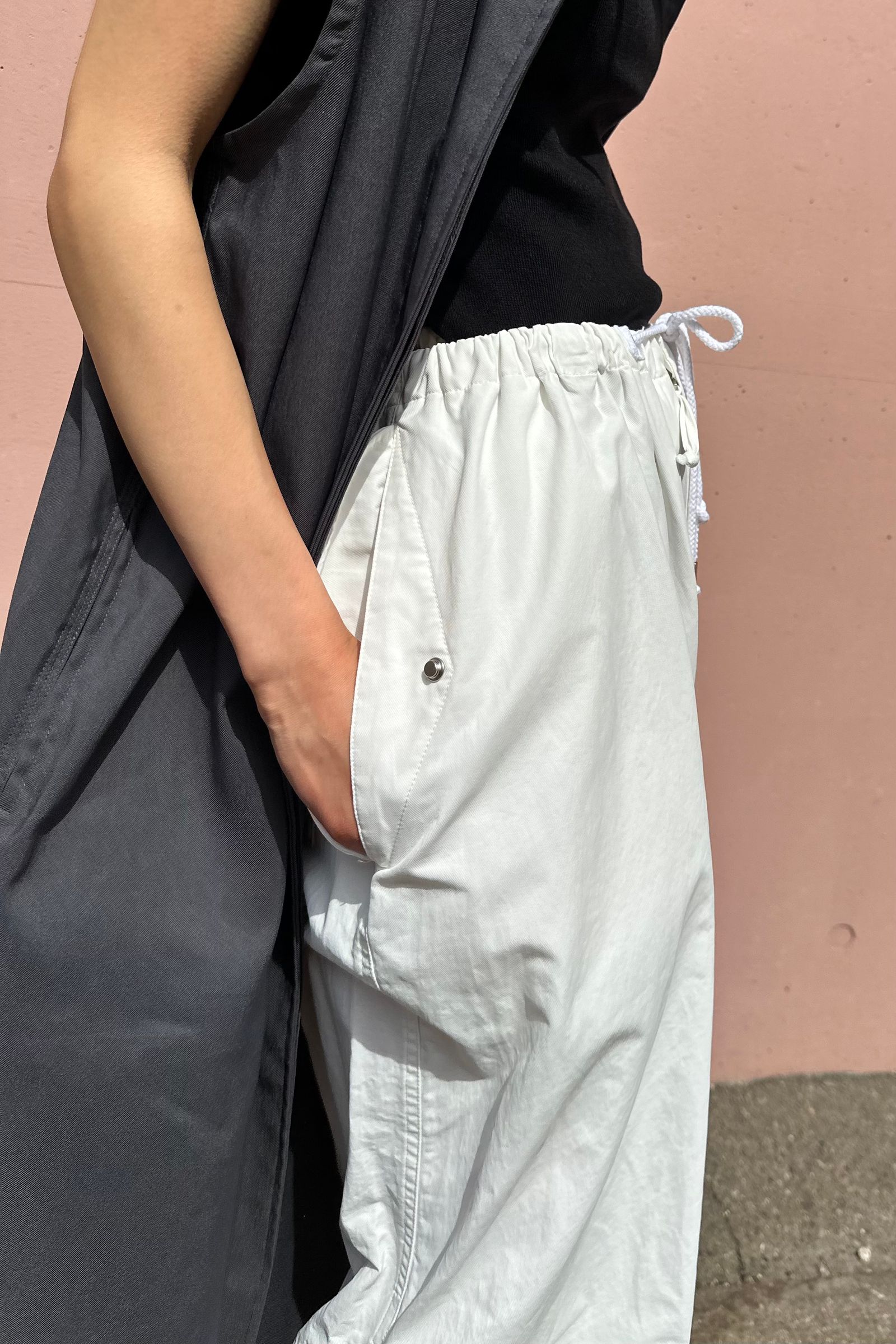 新年の贈り物 todayful Boyfriend Nylon Pants 36 WHT aaramrodrigues