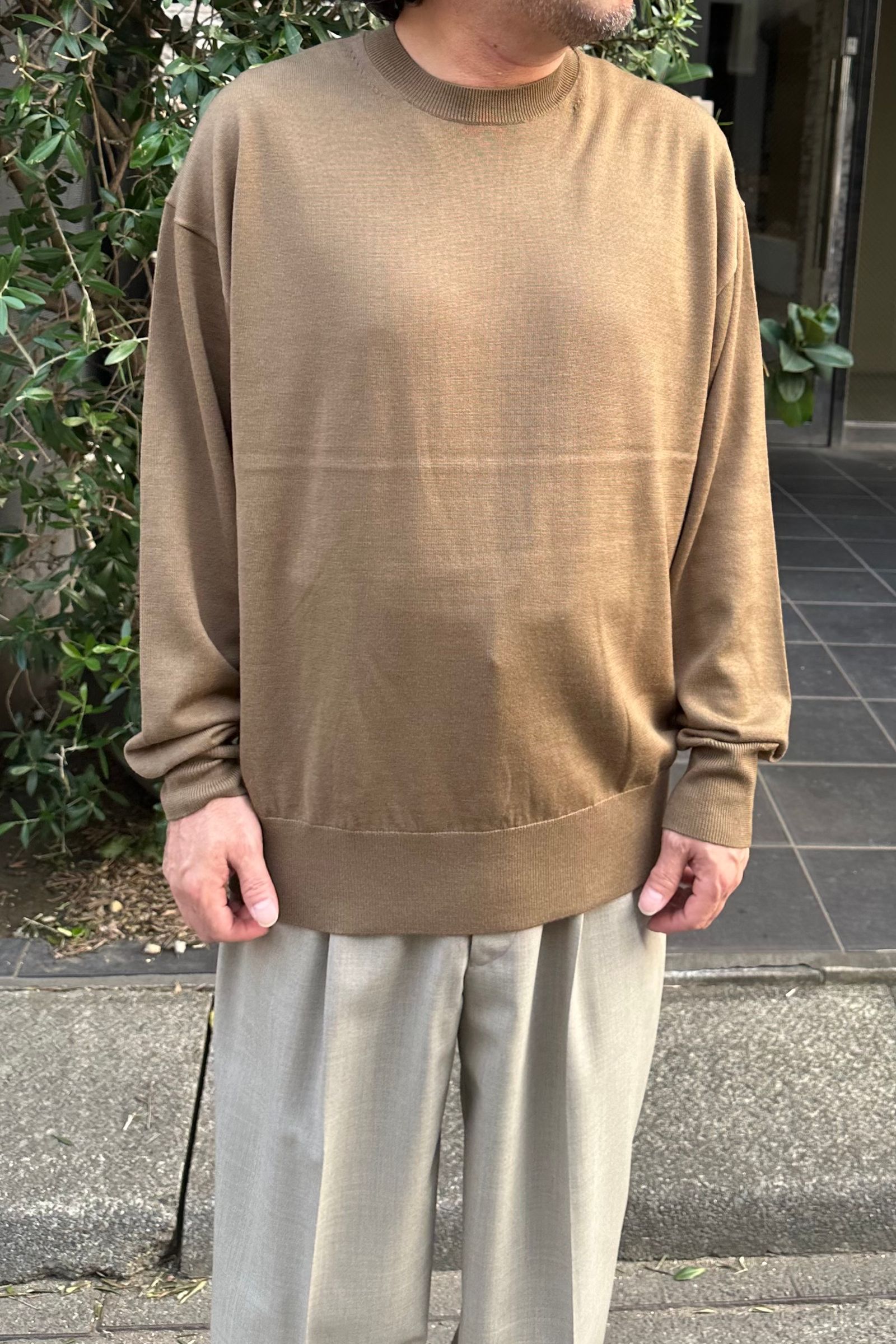 【利益還元祭】開催中！今年最後の大セール オーラリー ライトブラウン 4 プルオーバー 長袖 パーカー 21AW パーカー
