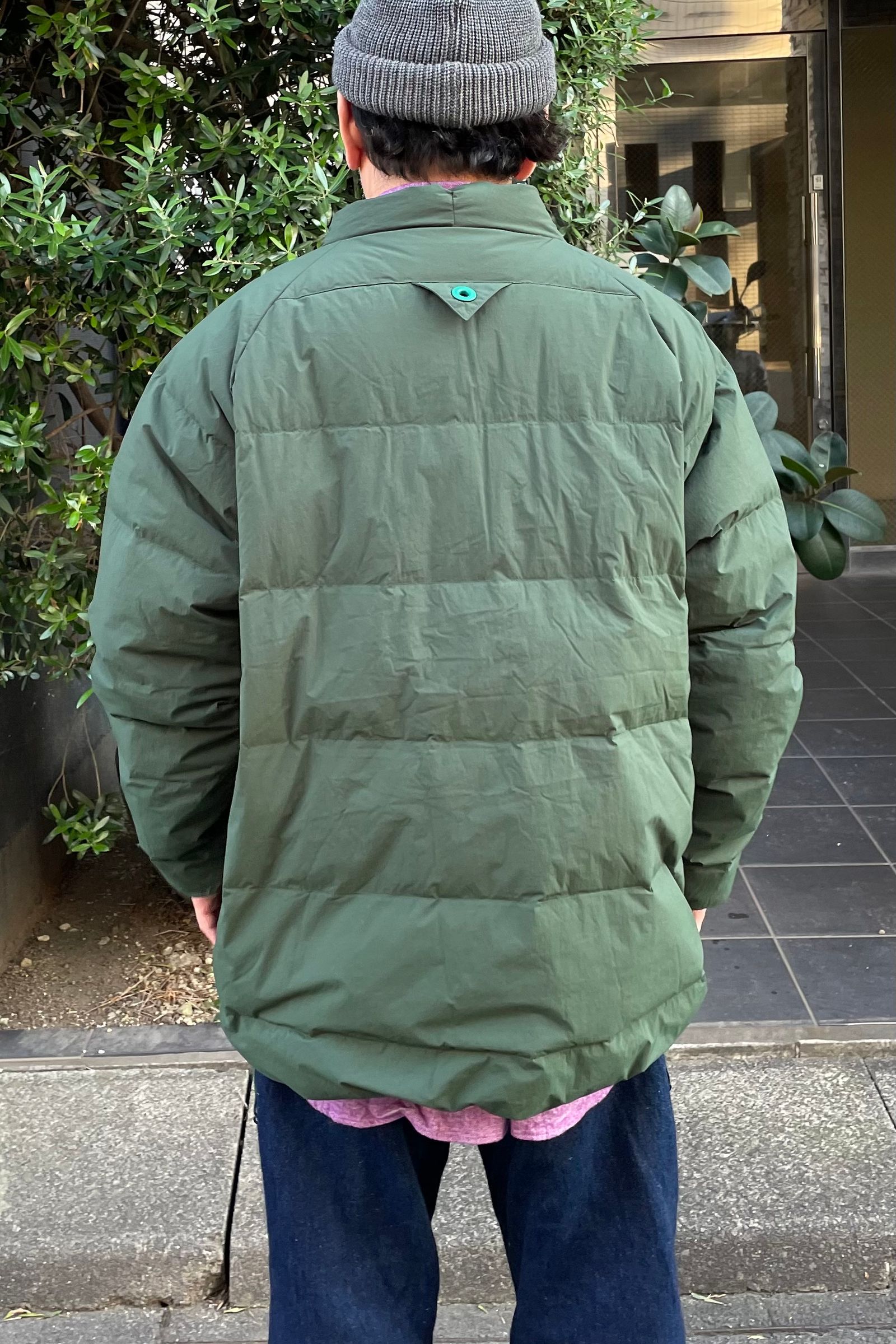 White Mountaineering - wm × taion hanten down jacket -green- 23aw