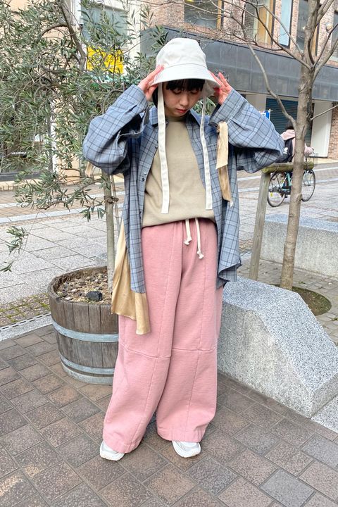 春先取りコーデ/unused