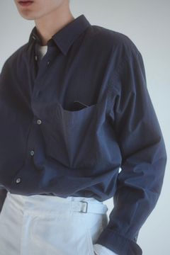 Y - superior oganic cotton bio sh-navy- 23aw unisex | asterisk
