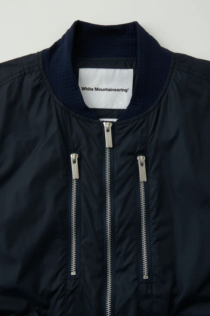White Mountaineering - nylon ma-1 jacket-navy-23ss | asterisk