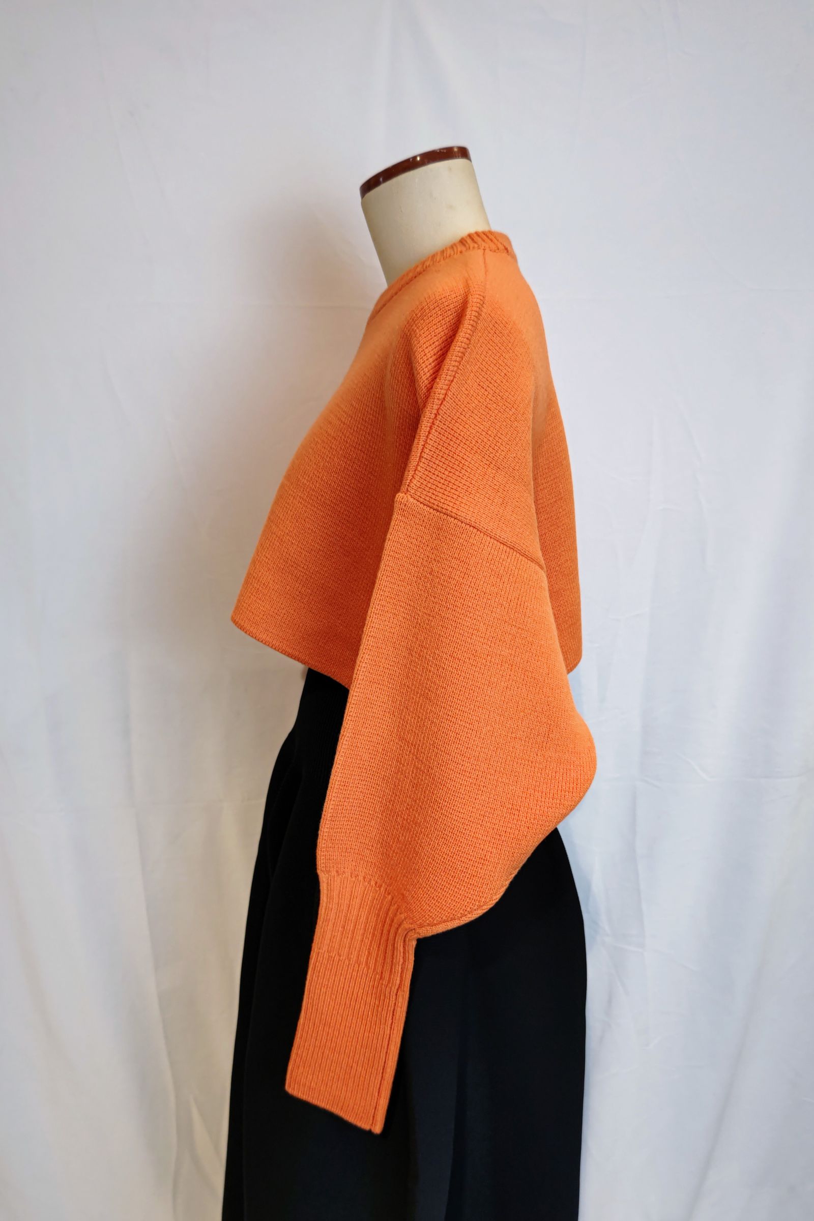 CFCL - wool milan top 3 -orange- 22aw women | asterisk