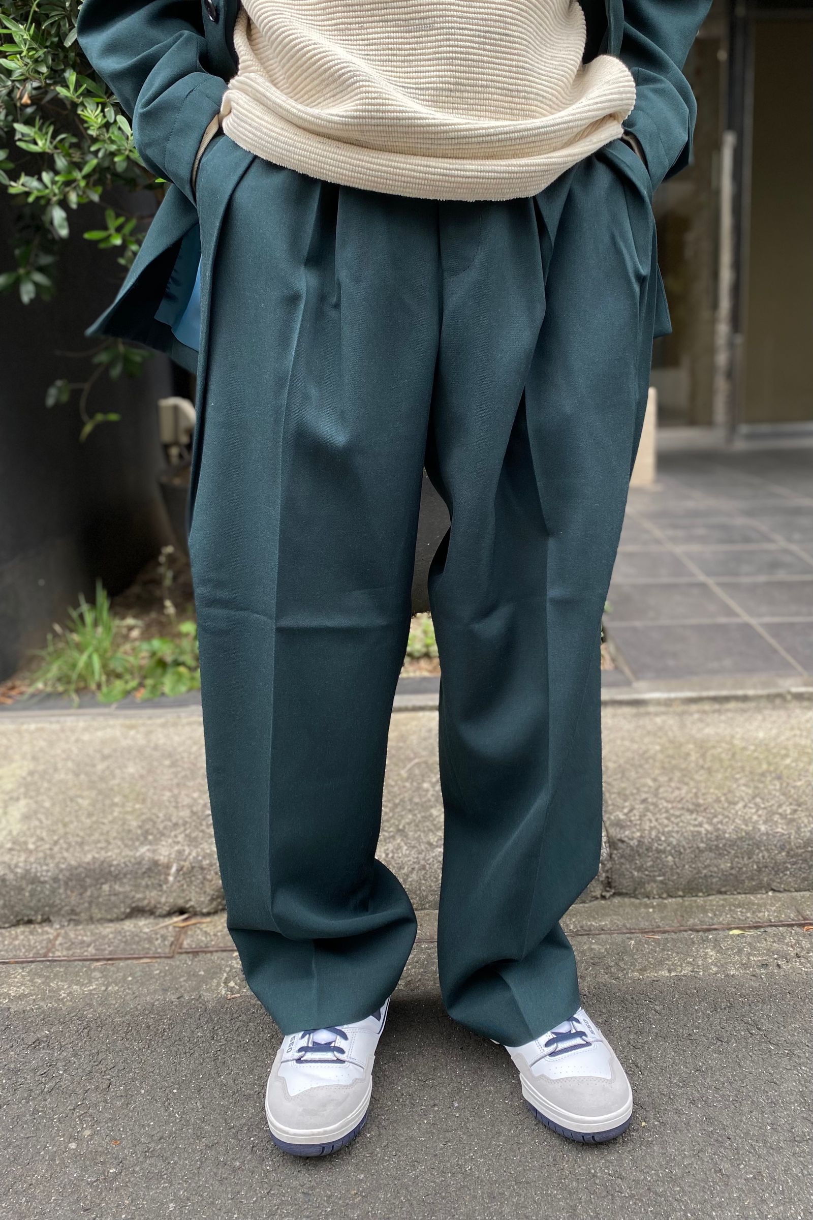 POLYPLOID - wide tapered pants c 21aw 9月25日発売! | asterisk