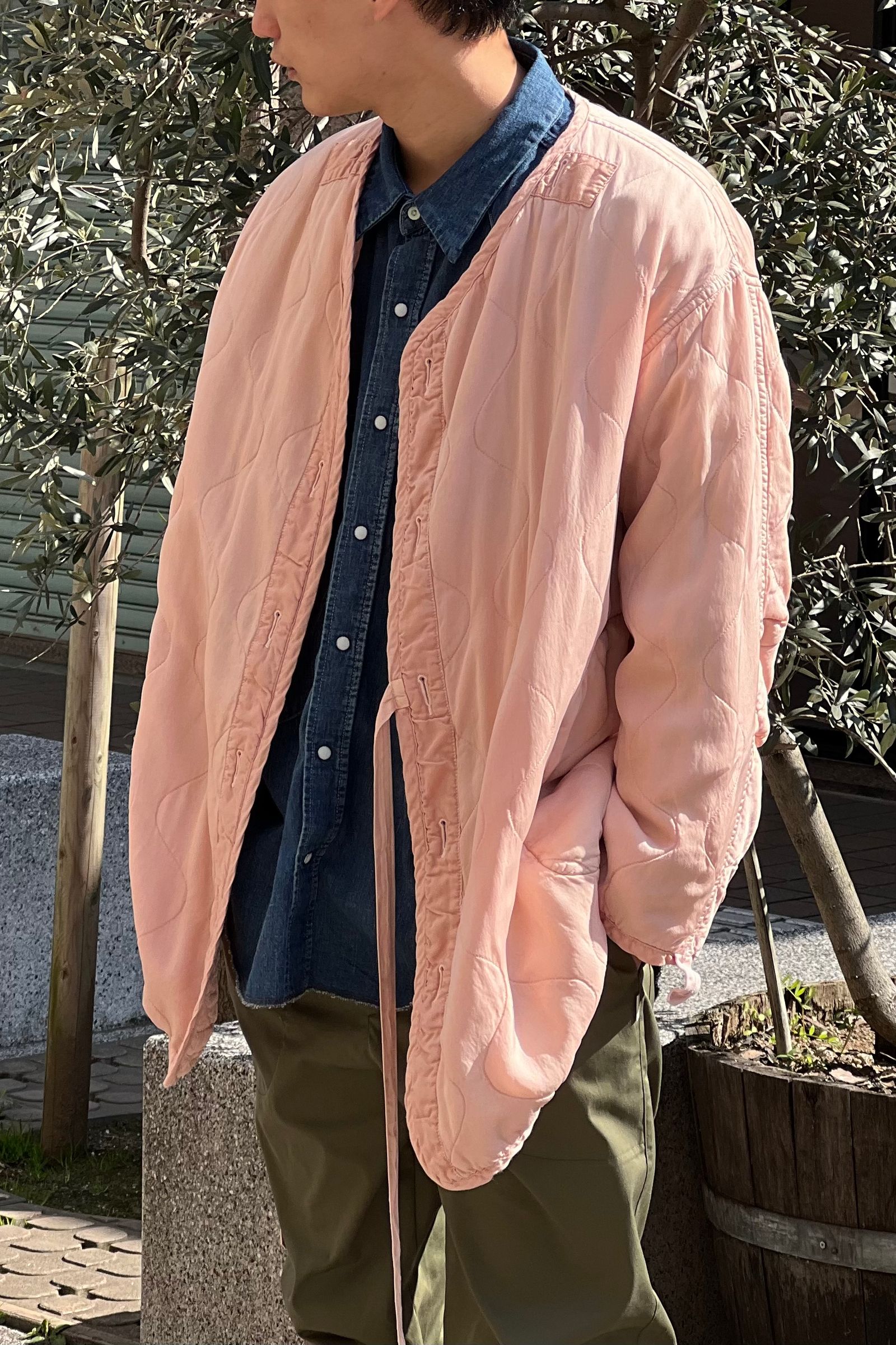 INNAT - liner coat -pink- 22ss unisex | asterisk