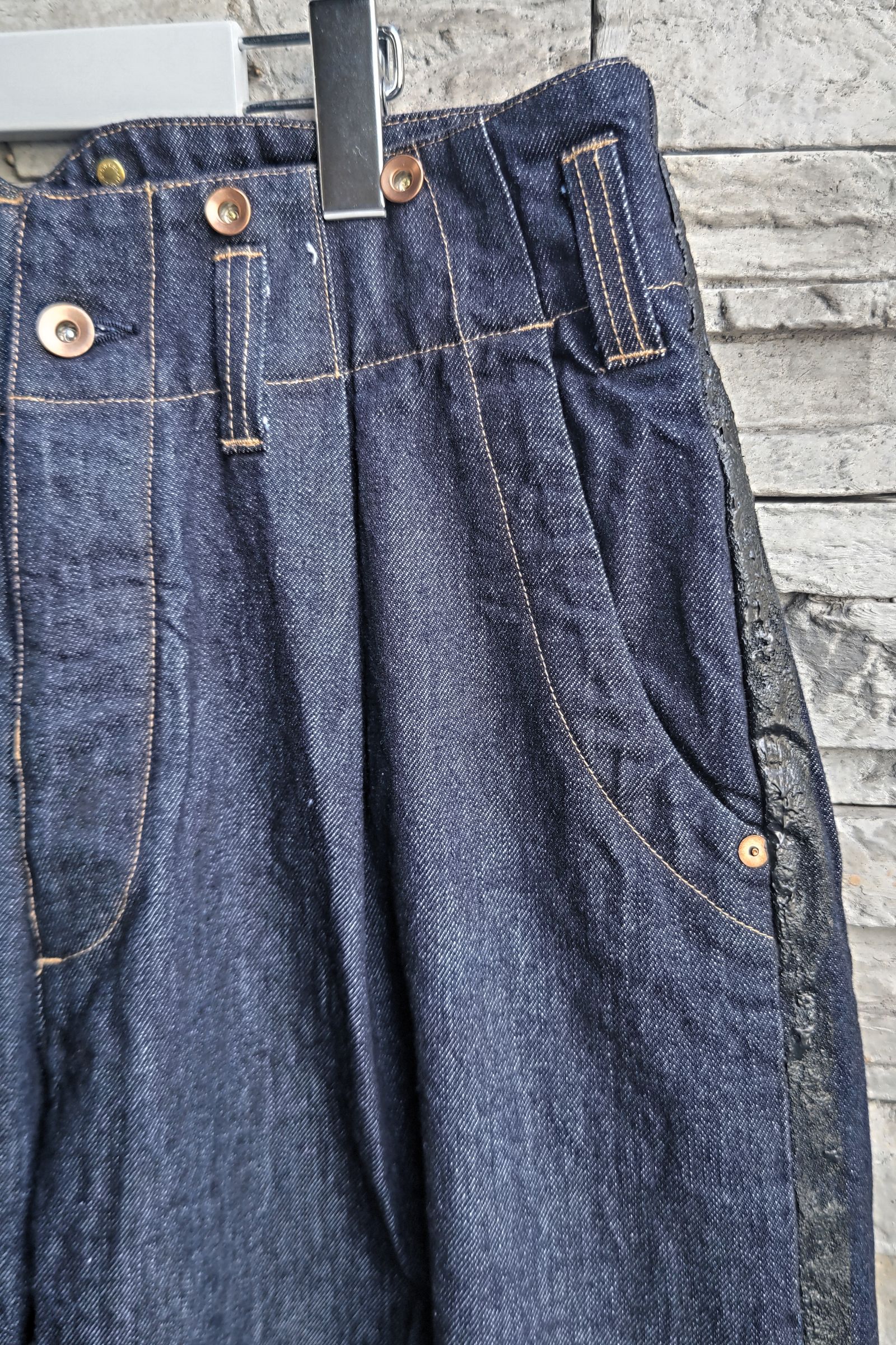 Gurank - Denim work trousers -indigo- 23aw | asterisk