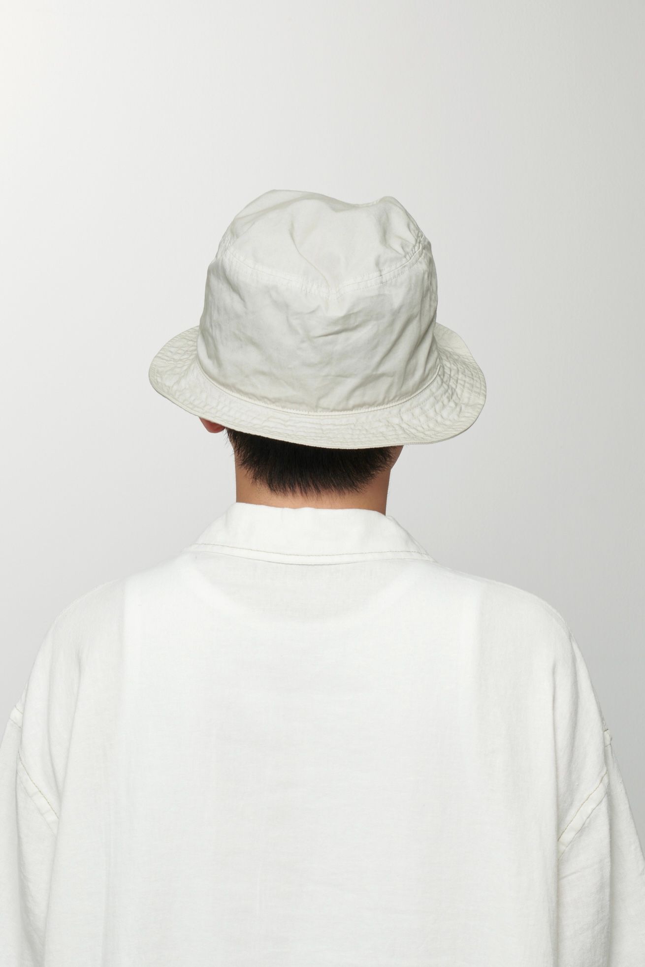 KIJIMA TAKAYUKI - BOTANICAL DYED HIGH CROWN HAT -l.gray- 24ss