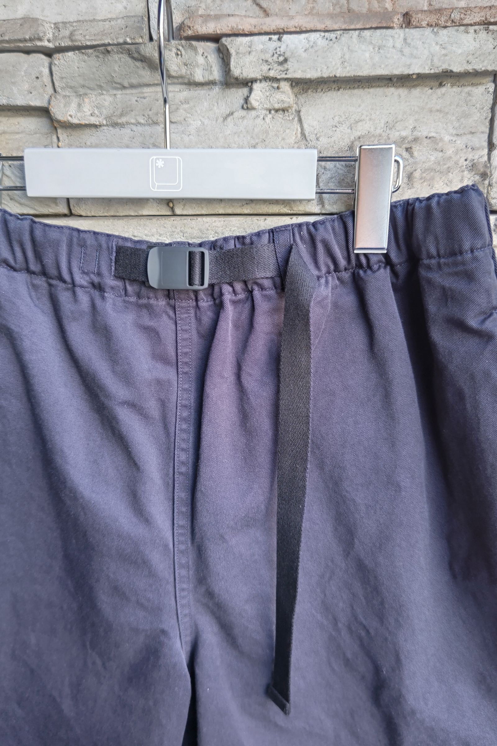 Y - ORGANIC COTTON CHINO SHORTS -navy- 24ss unisex | asterisk