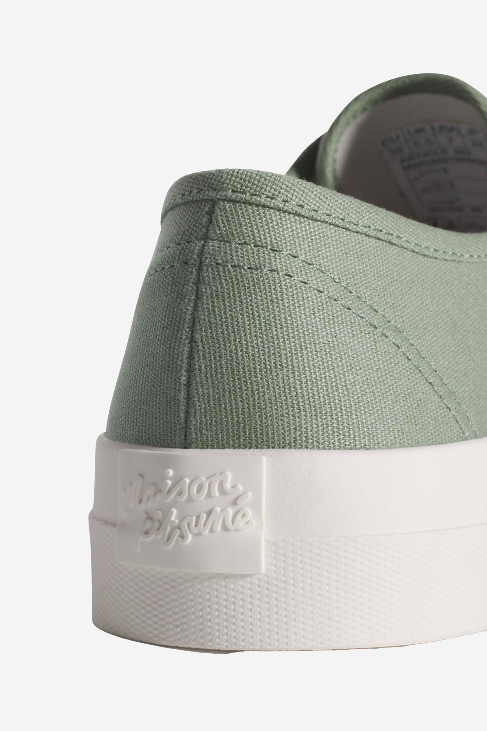 25SS new/MAISON KITSUNE Sprintersスニーカー Sneakers Green Sprinters suede-trimmed sneakers in green - Maison Margiela