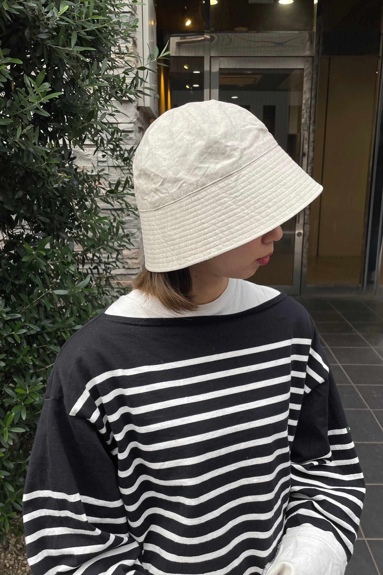 KIJIMA TAKAYUKI - paper linen sailor hat -navy- 23ss | asterisk