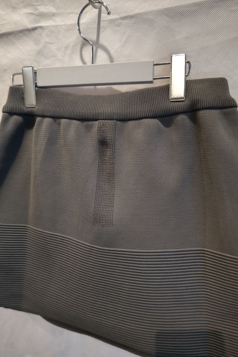 CFCL - milan rib skirt 2 -grey- 22aw women | asterisk