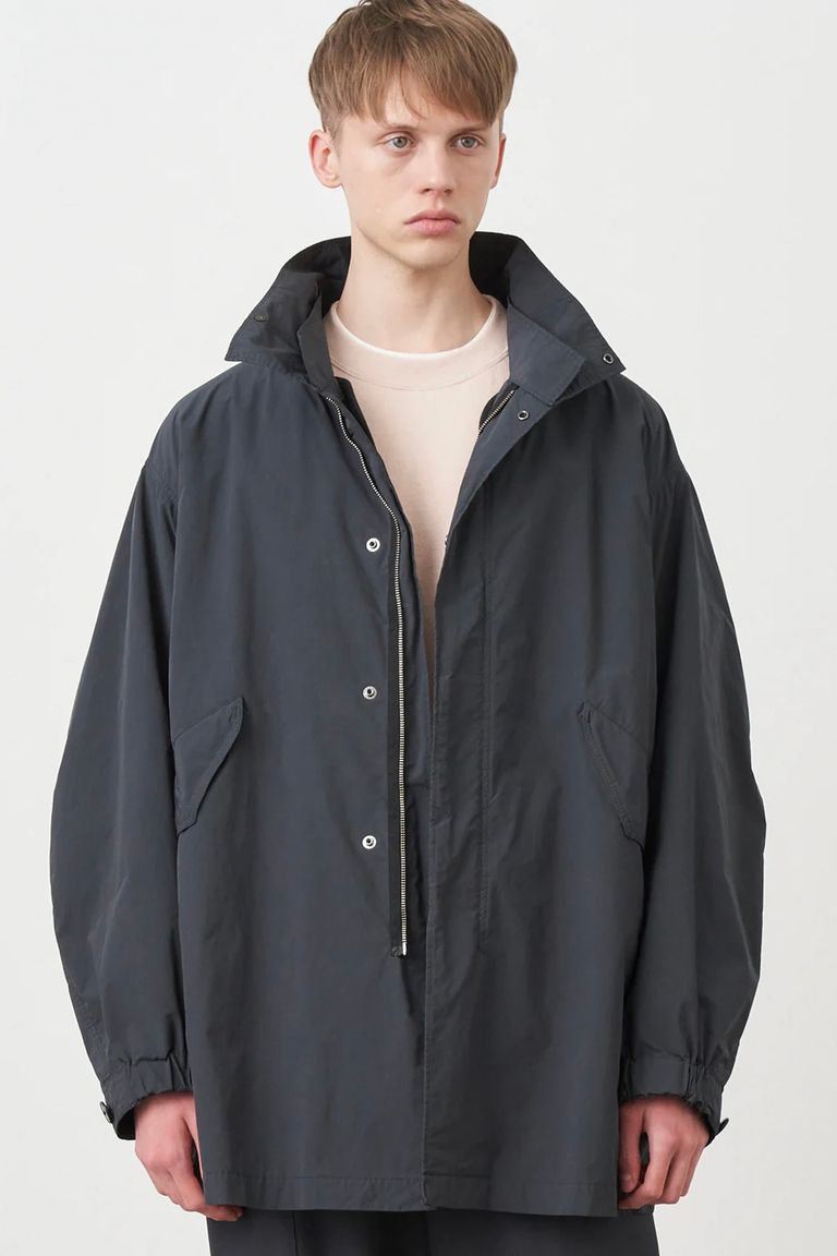 ATON - AIR VENTILE SHORT MODS COAT -green- 23aw men | asterisk