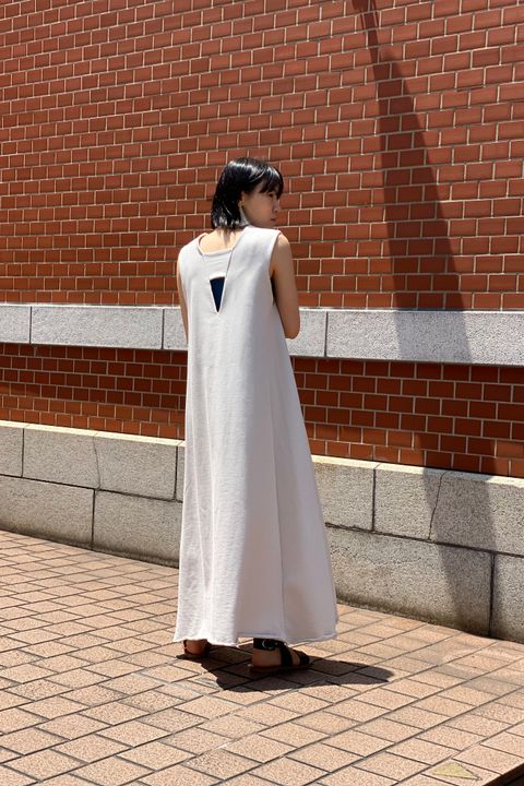 上質素材のAラインワンピース/SALT＋JAPAN