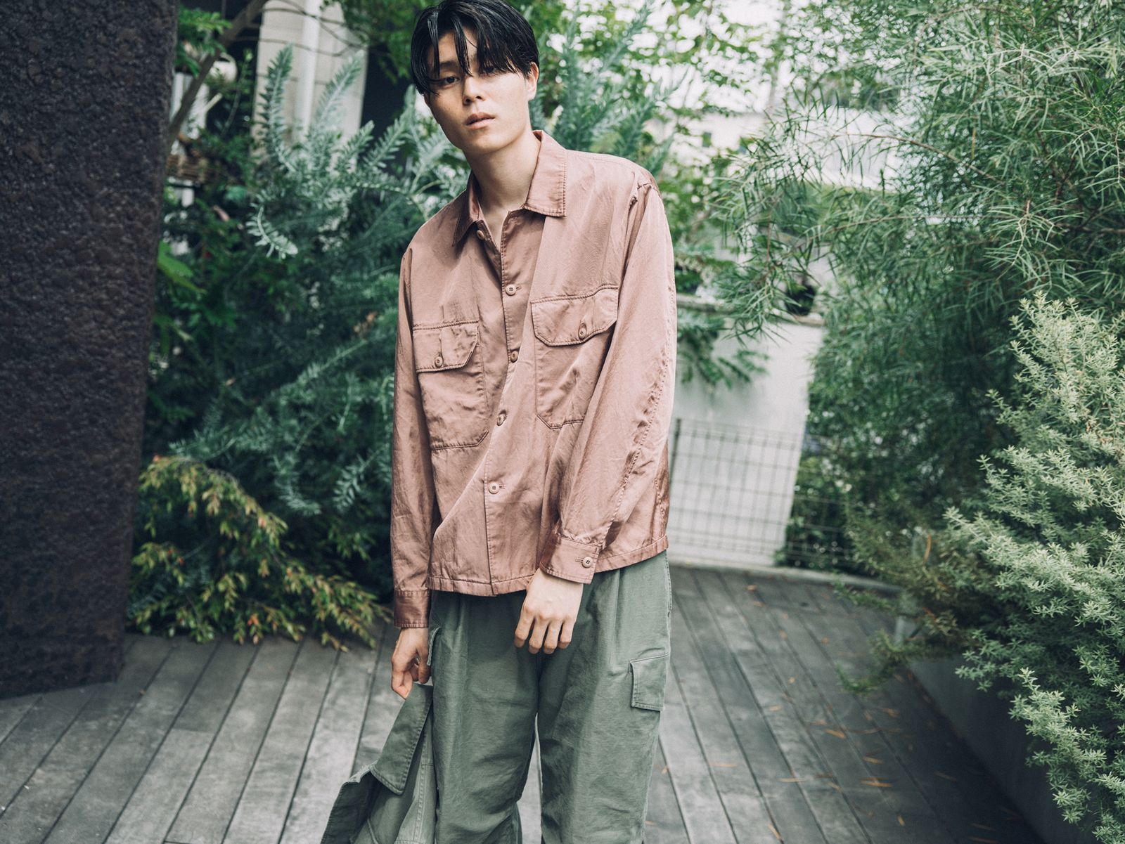 WEWILL - fatigue shirt -rose- 23ss | asterisk