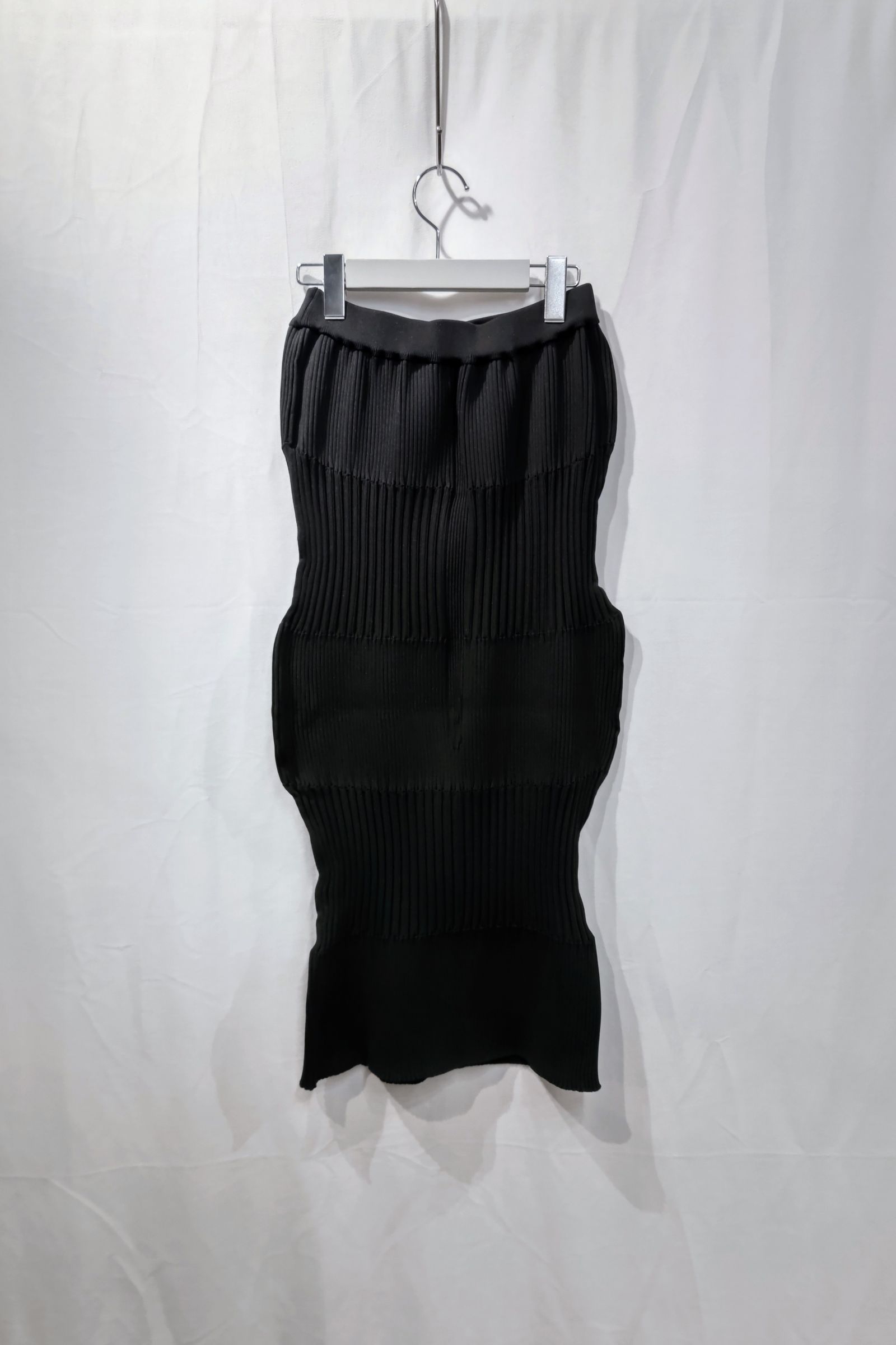 CFCL - fluted skirt 1-black-women 23ss | asterisk