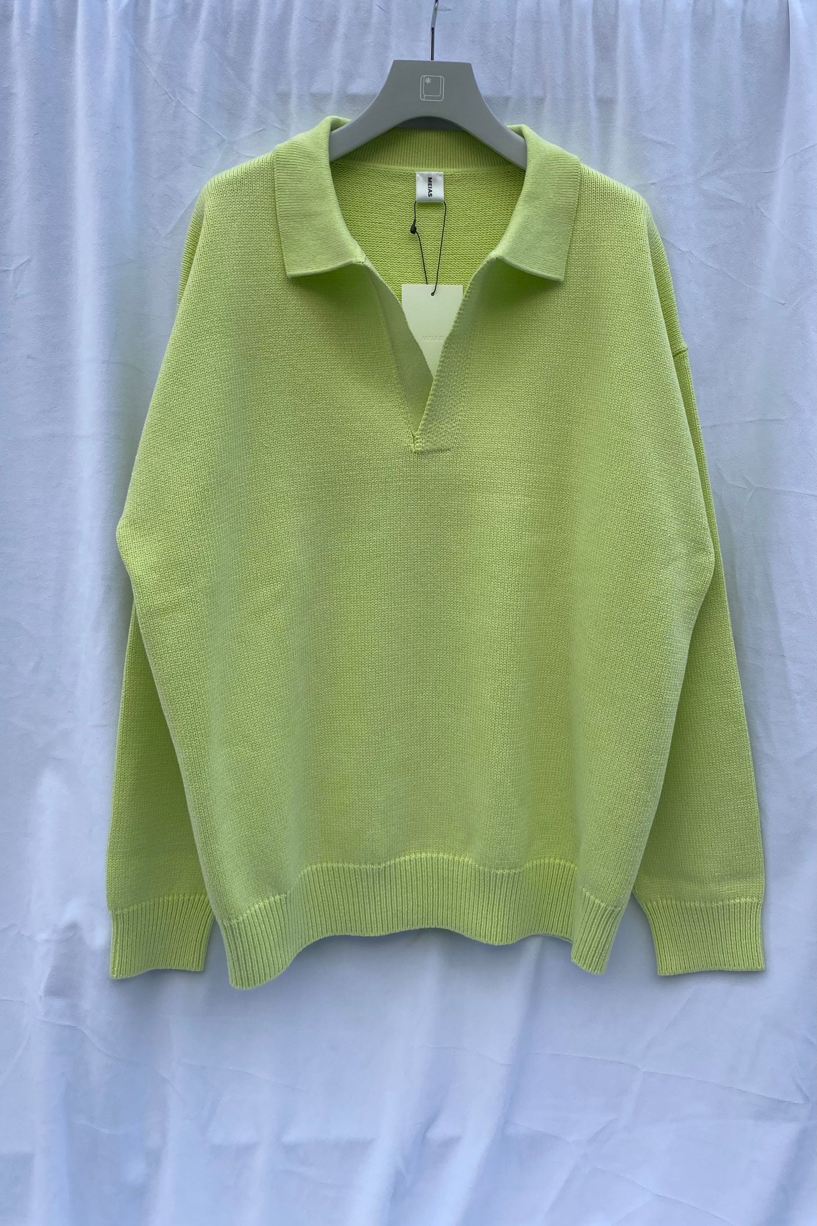 MEIAS - lily co/pe skipper pullover -t.lime- 23ss unisex | asterisk