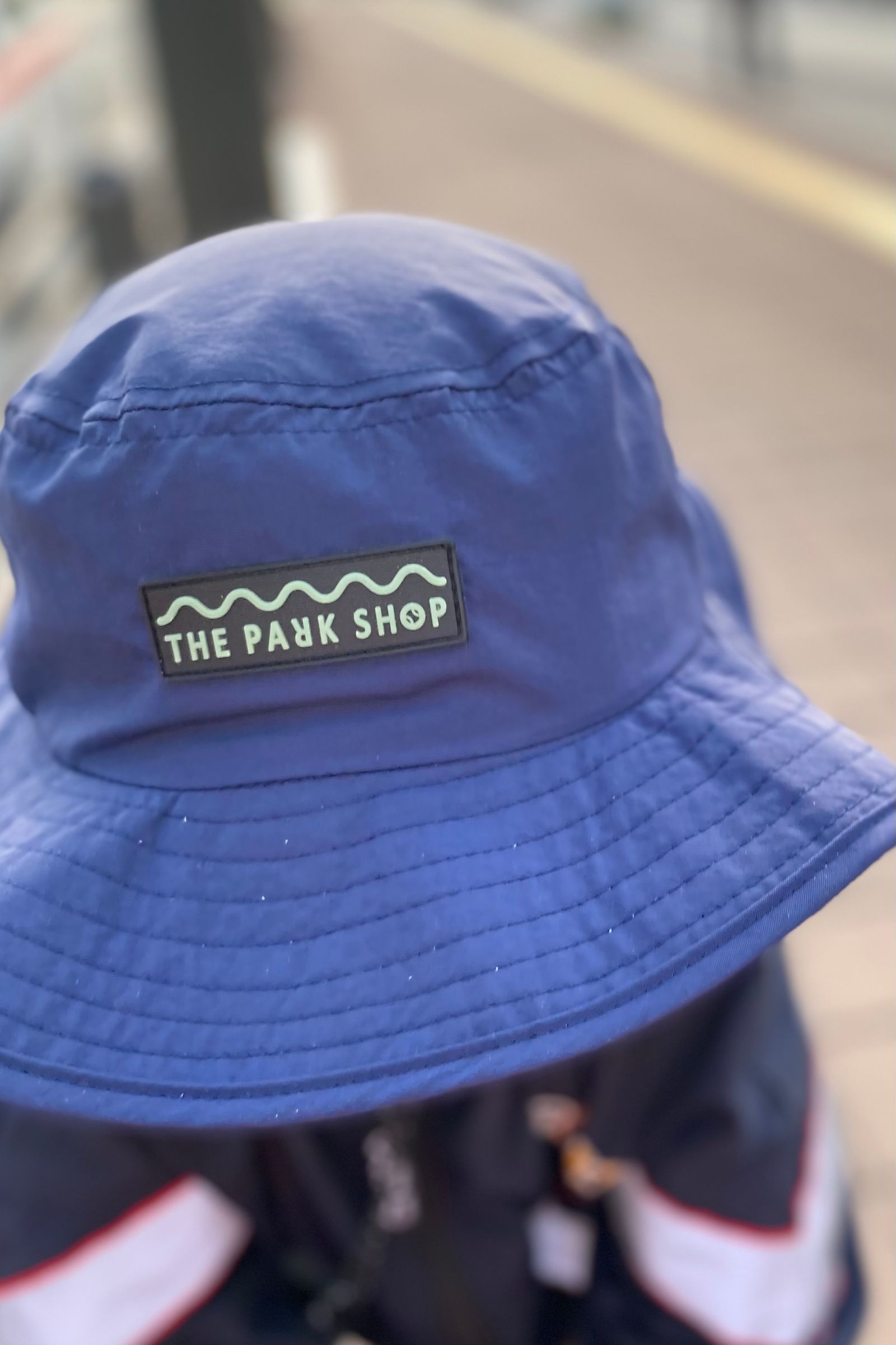 THE PARK SHOP solid park hat navy 23ss kids asterisk