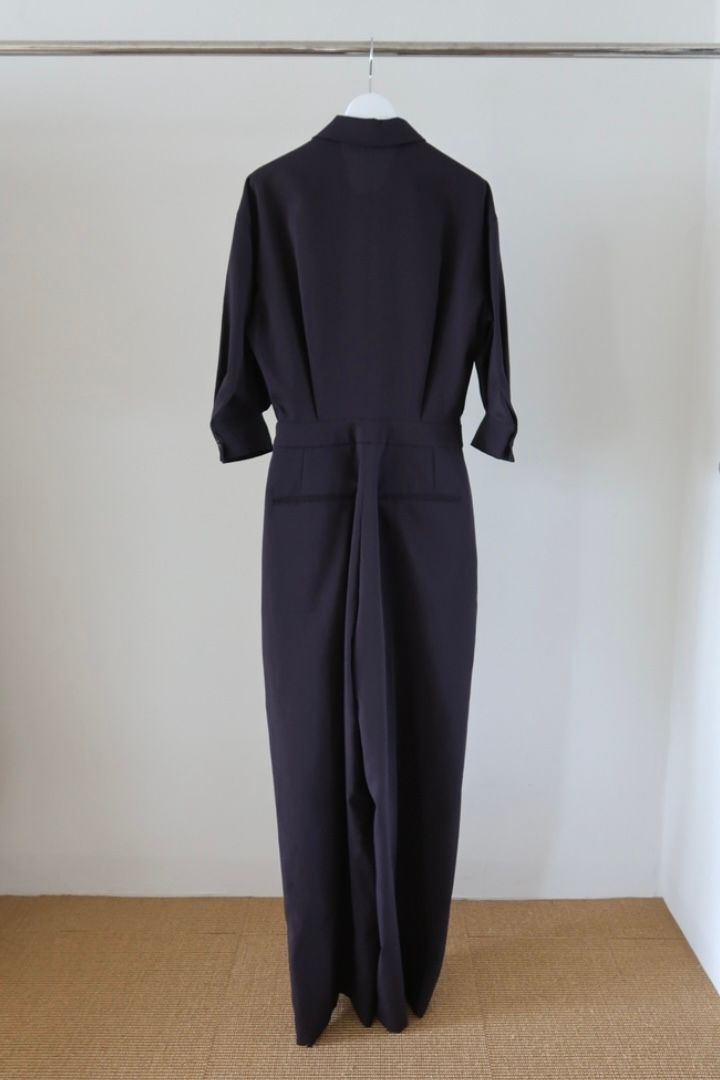 IIROT - jumpsuit -navy- 23ss | asterisk