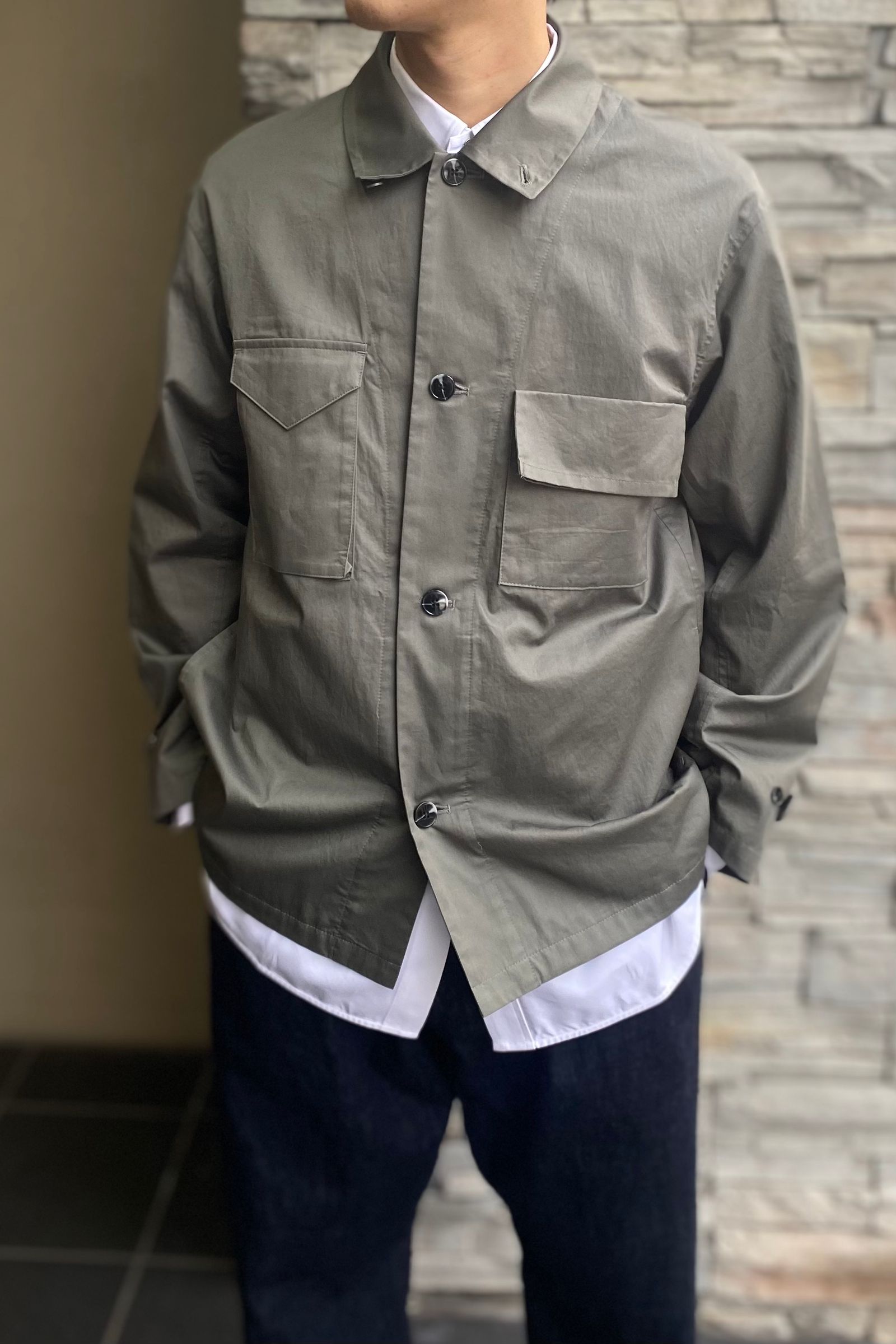 POLYPLOID - workwear jacket c -grey- 22ss | asterisk