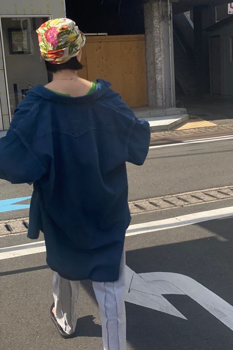 ラフな着こなしスタイル/F/CE.