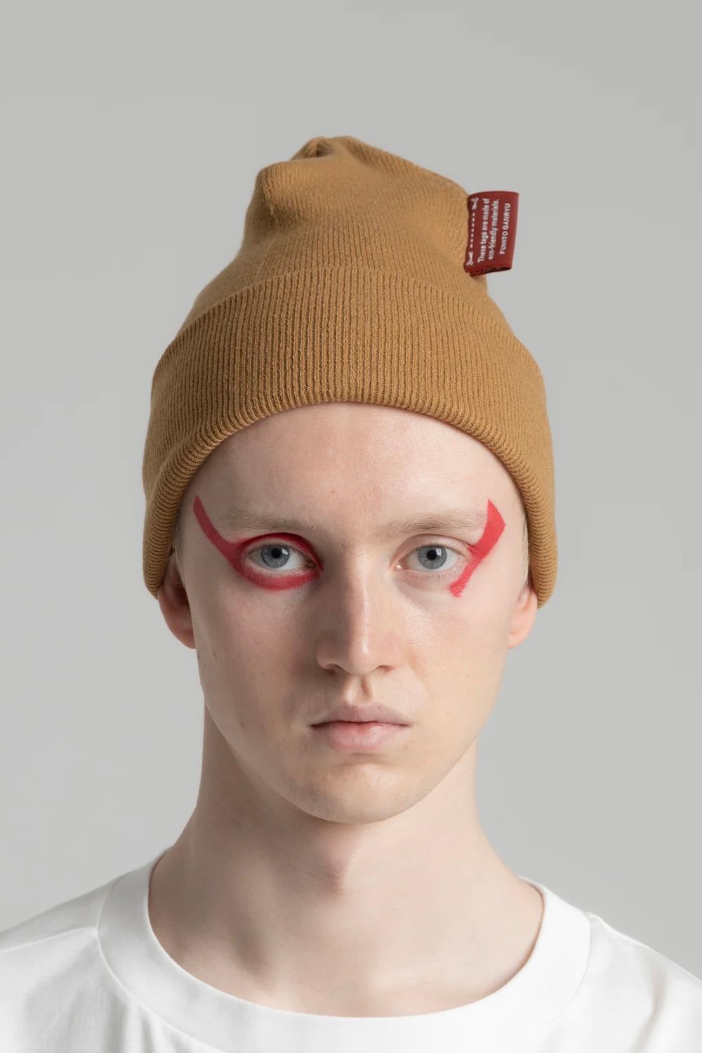 FUMITO GANRYU - Graffiti knit cap -brown- 23aw | asterisk