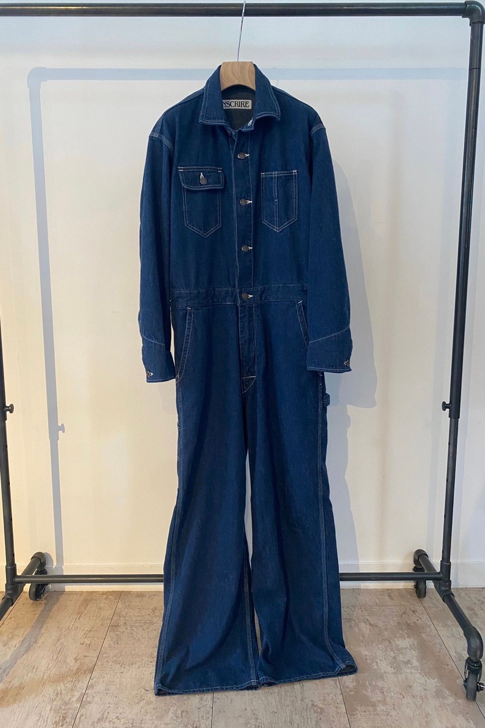 人気商品は INSCRIRE herringbone jumpsuit オールインワン