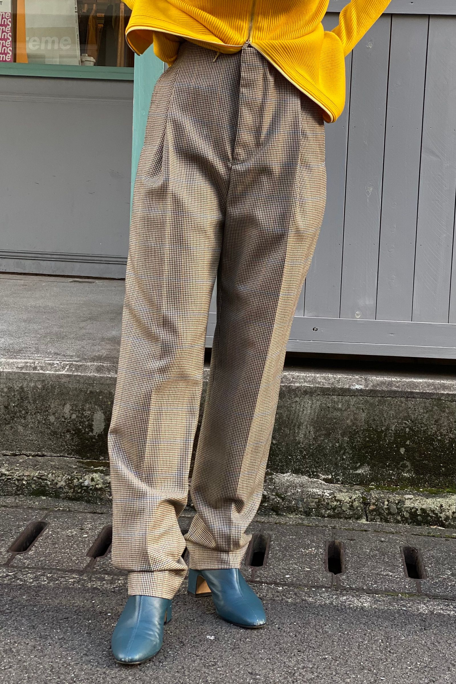 unused ✴︎ アンユーズド wool widepants 2022aw www.agenciacuringa