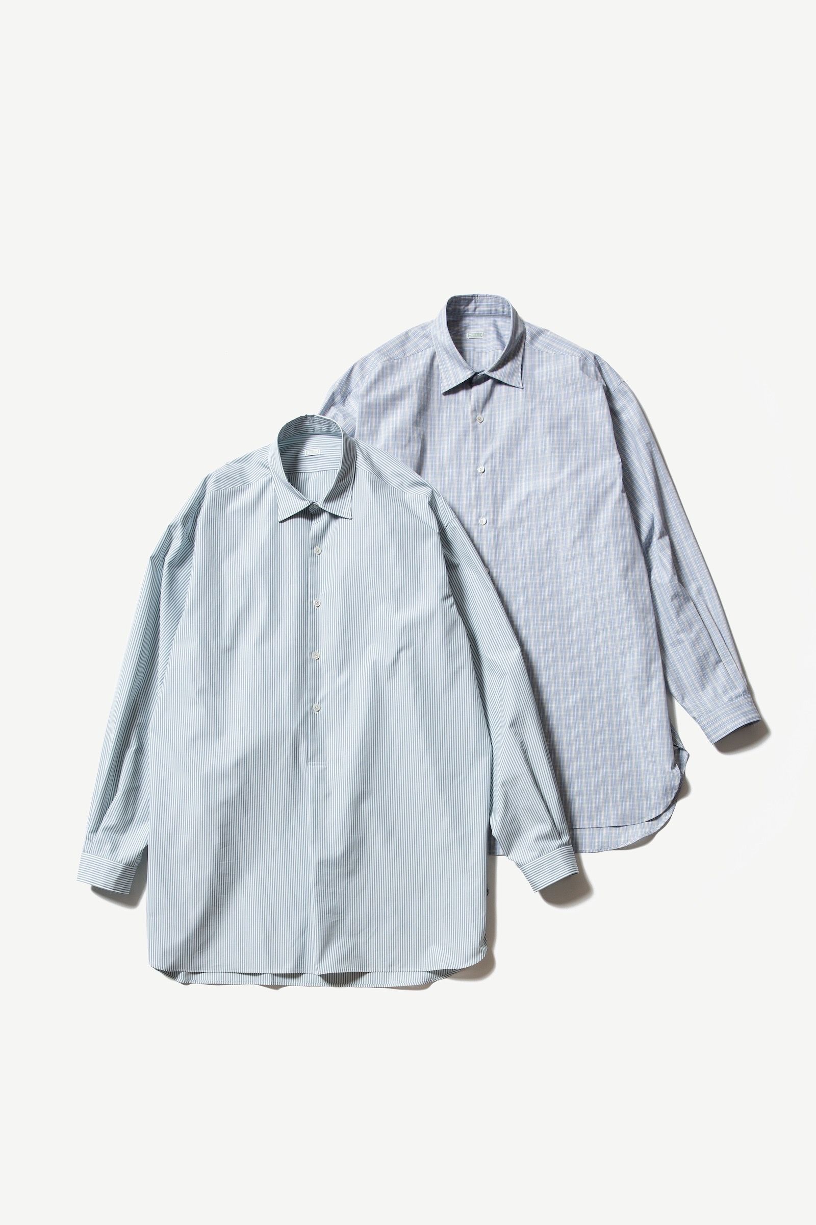 A.PRESSE Pullover Granpa Shirt [STRIPE]heugn