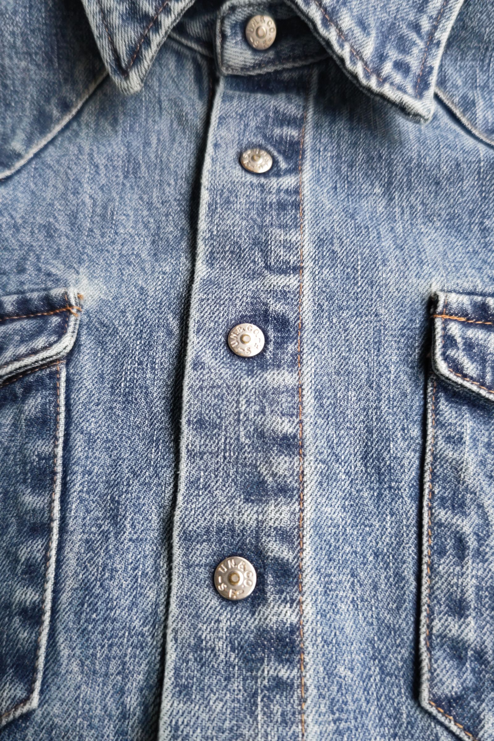 UNUSED - Denim Western Jacket -indigo- 24ss women | asterisk