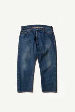 A.PRESSE - washed denim wide pants-indigo- 23ss | asterisk 