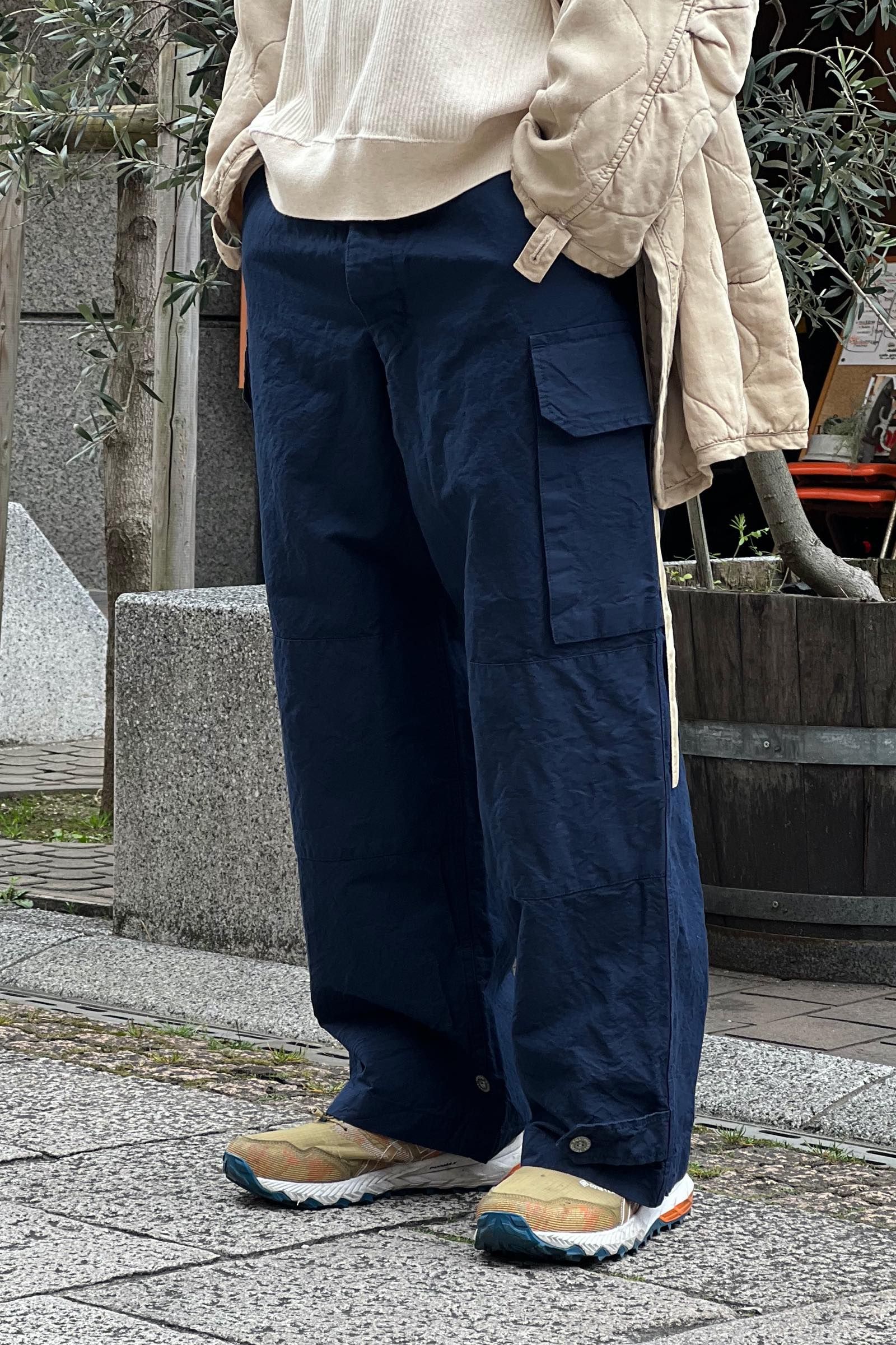 PAINT LINEN PANTALON CHASELLES M47 OUTIL - ワークパンツ