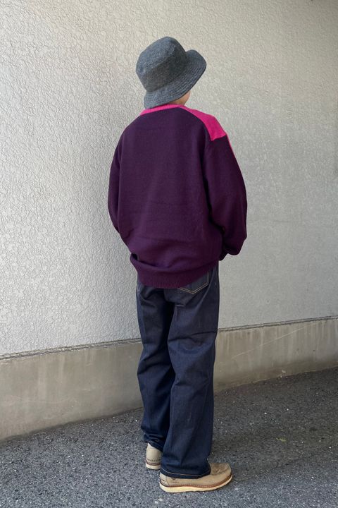 ラチネデニムワイド7ポケットパンツ/AUBETT