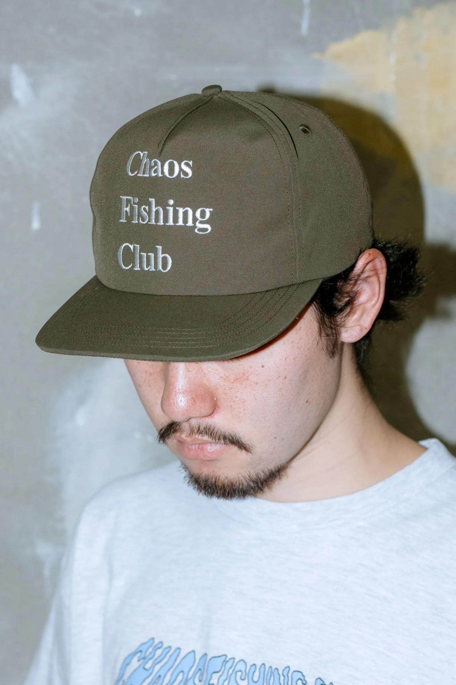 Chaos Fishing Club - LOGO CAP -OLIVE- 24ss | asterisk