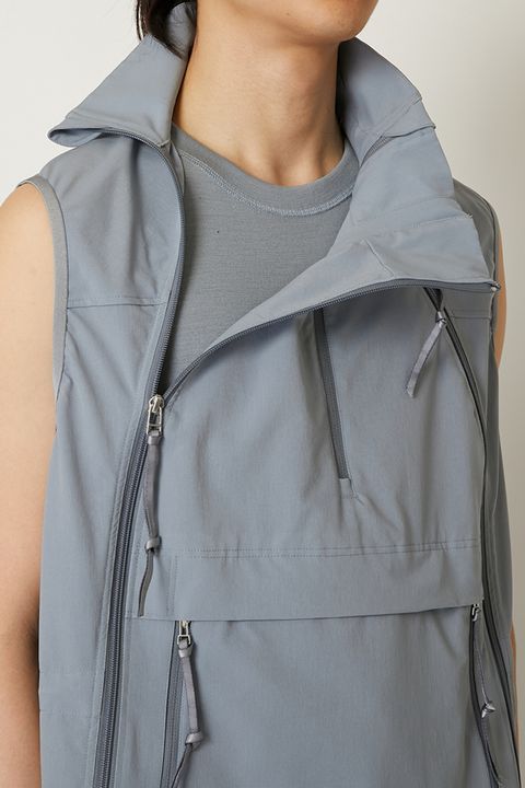 シアンCYAN half length 気に入れ down vest SHIZUKU