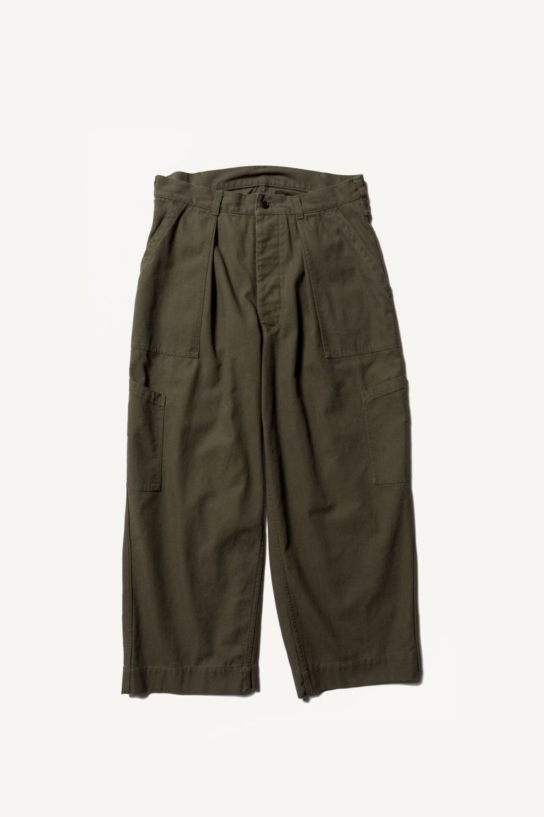 A.PRESSE - USAF hemmed bottoms -olive- 23ss men | asterisk