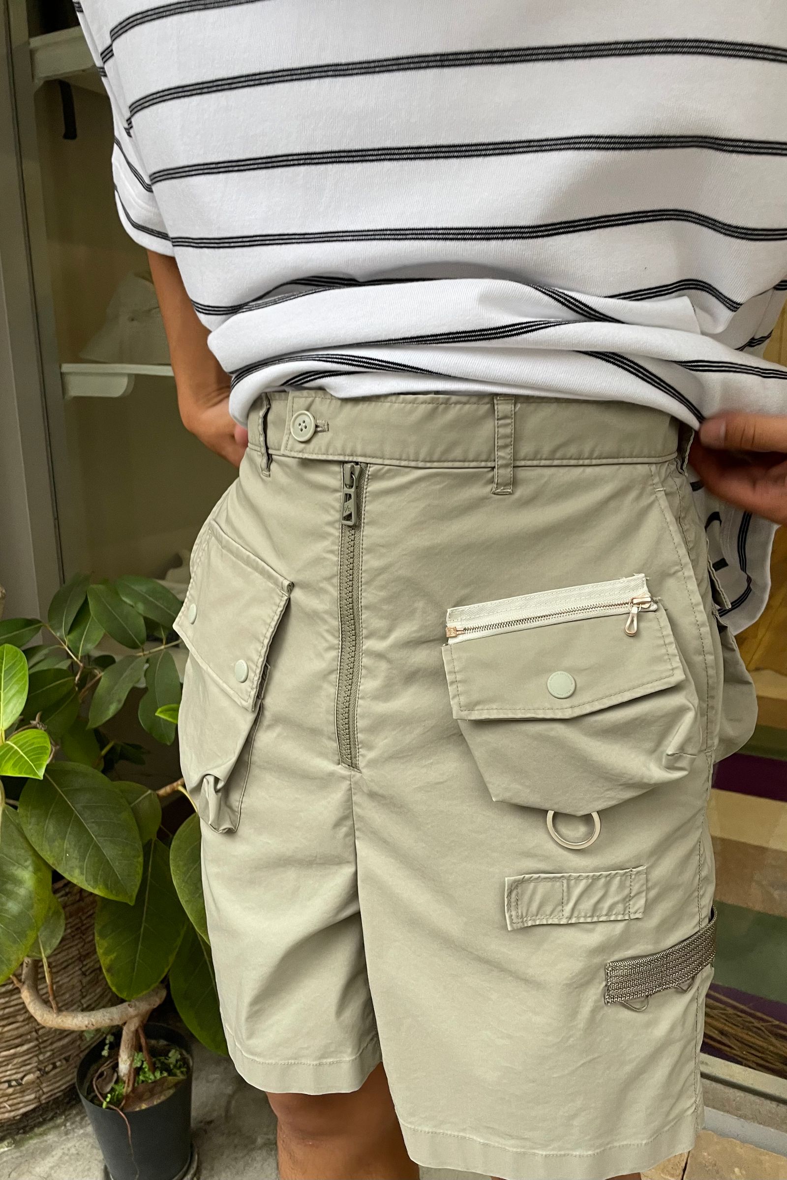 F/CE. - x digawel 6 Pockets Shorts-sage green-men- 23ss - | asterisk