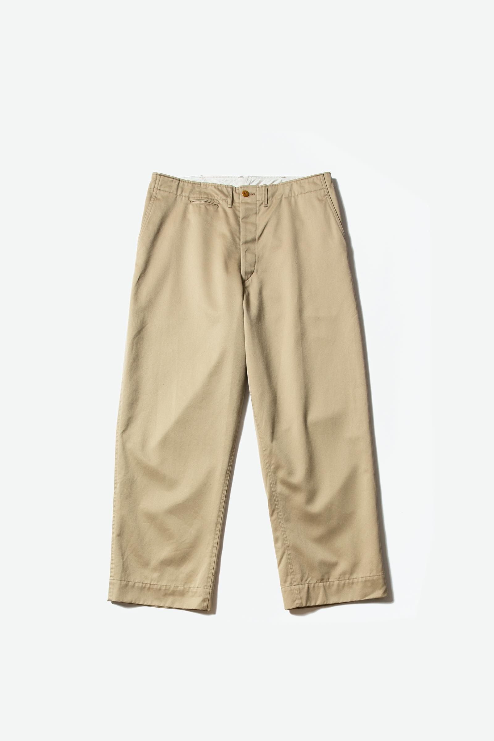 A.PRESSE - us army chino trousers -beige- 22ss 2月11日発売