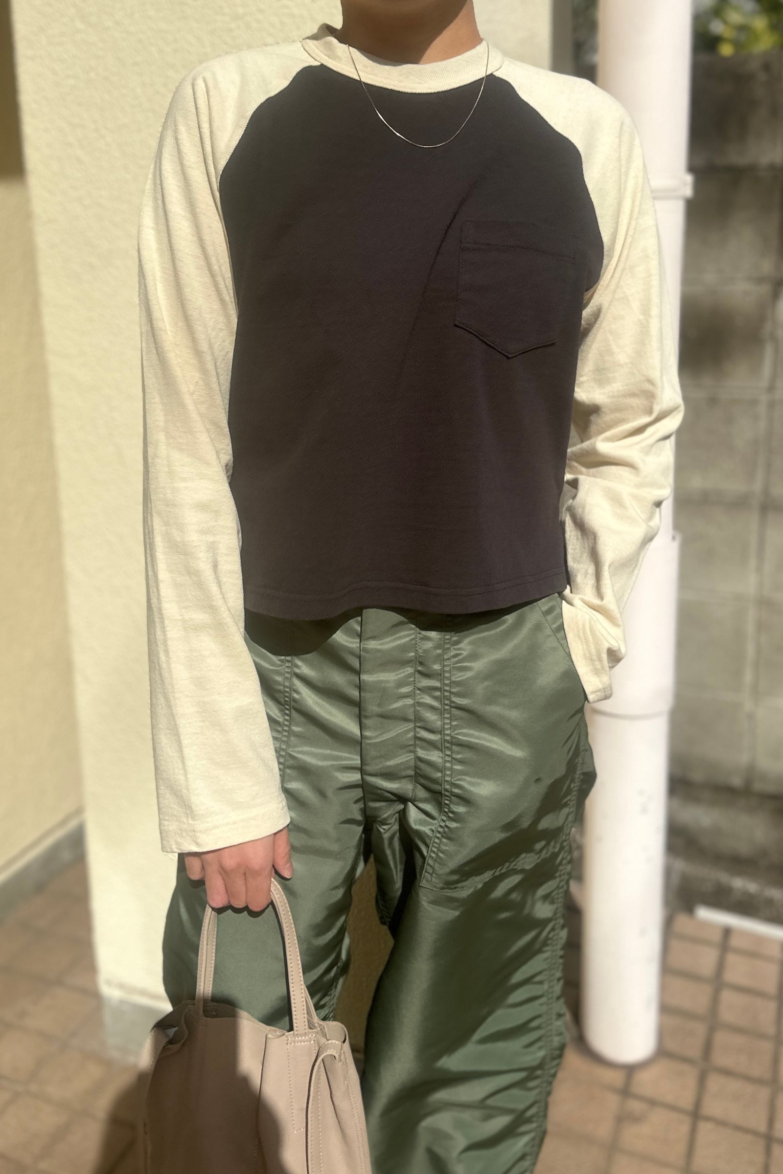 Long-sleeve border T-shirt | UNUSED(アンユーズド) / トップス