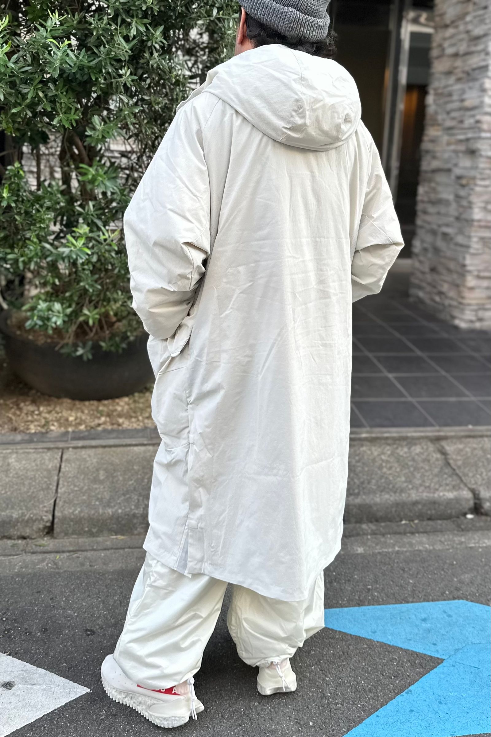 alk phenix - zak coat III /karu-stretch taffeta II -off white- men