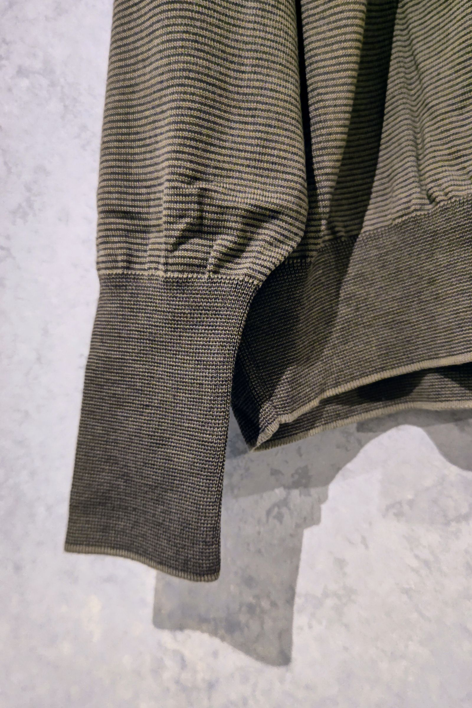 A.PRESSE - L/S ニット ポロシャツ L/S Knit Polo Shirt -stripe