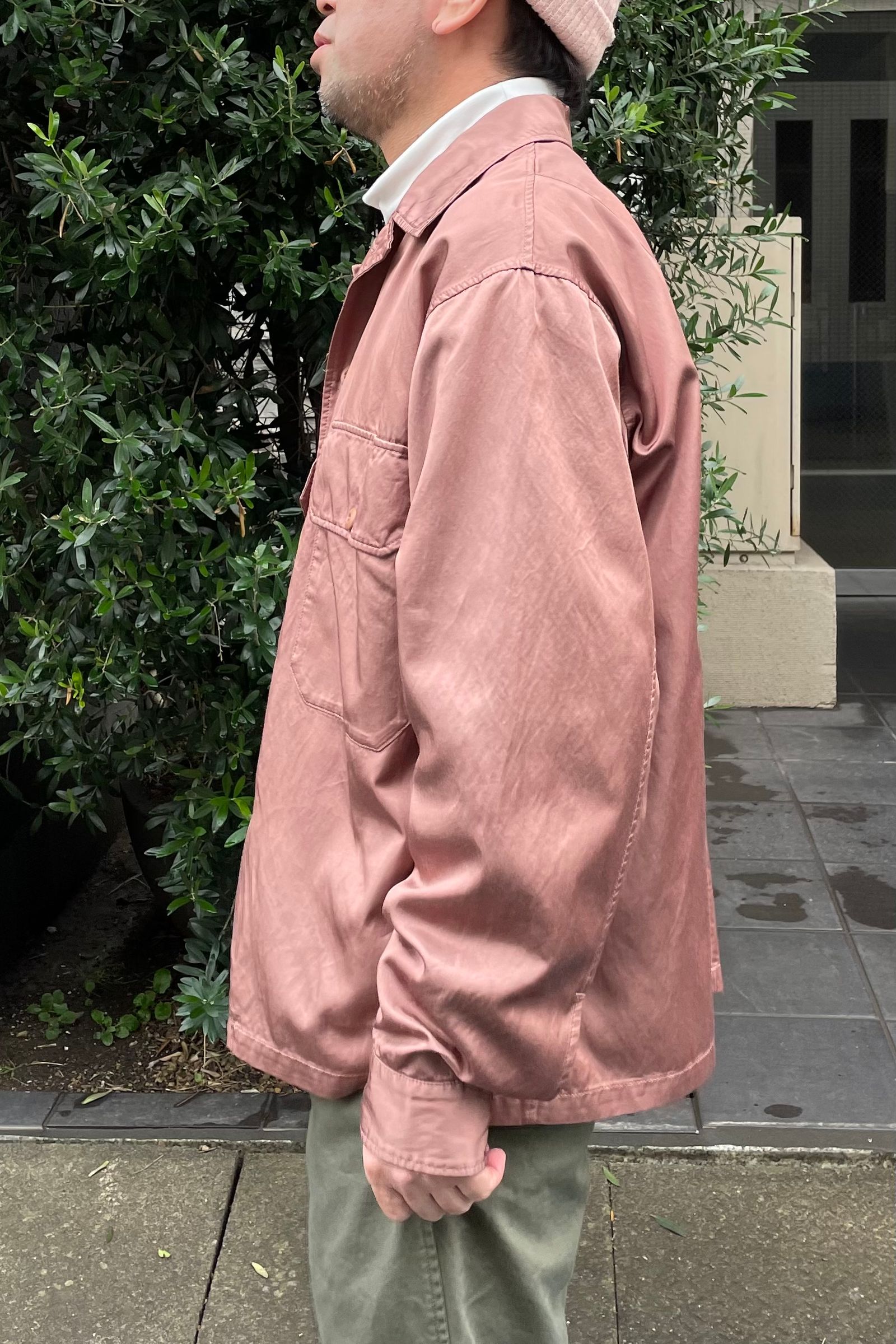 WEWILL - fatigue shirt -rose- 23ss | asterisk