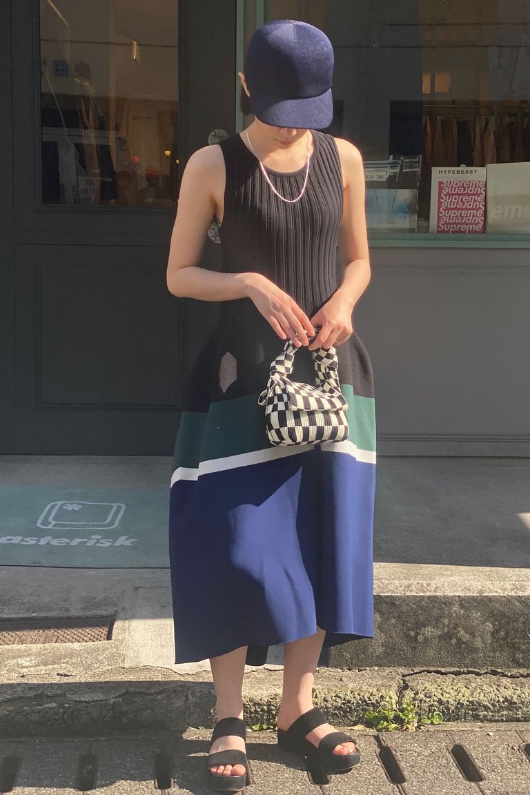 何度も申し訳ありませんCFCL POTTERY DRESS 3 - BLACK MULTI