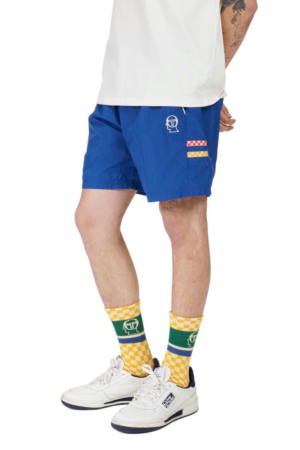 sergio tacchini × braindead shorts -bd navy- 22ss 3月1日発売 ！ - L