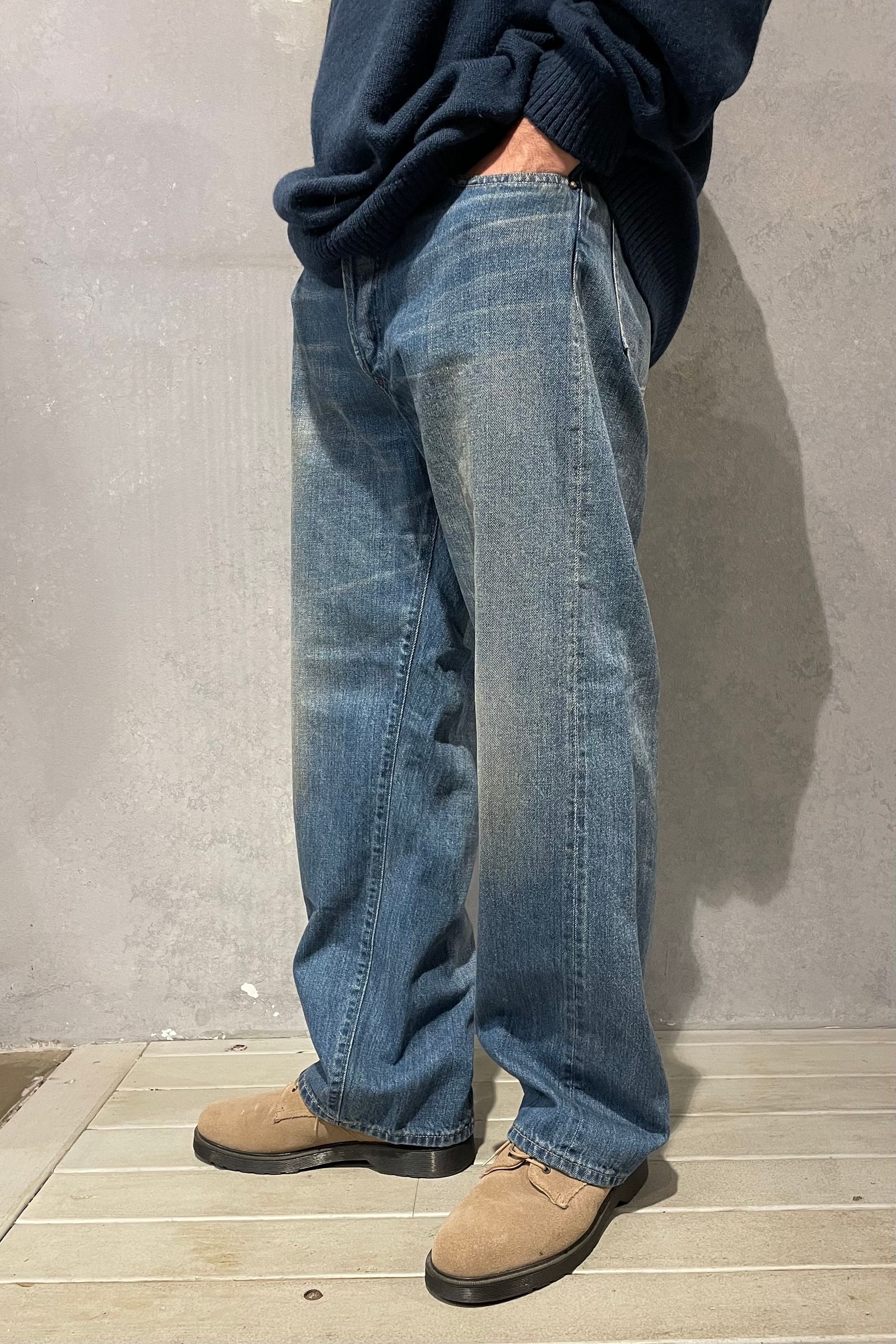 A.PRESSE - no.2 washed denim pants -indigo- 23ss | asterisk