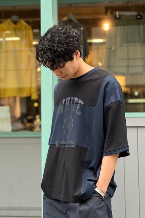 パッチワークが印象的/Whitemountaineering